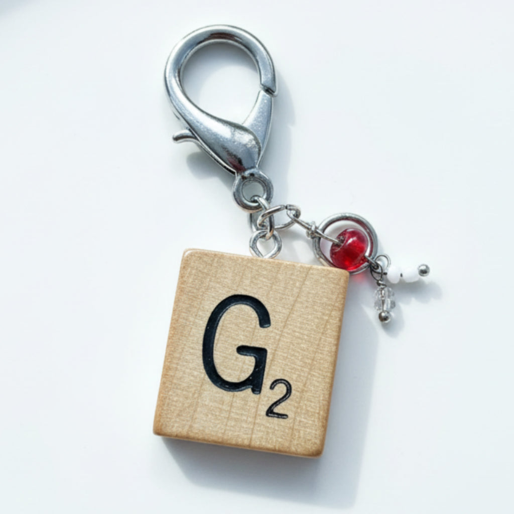 Scrabble "G" Keychains/Zipper Pulls