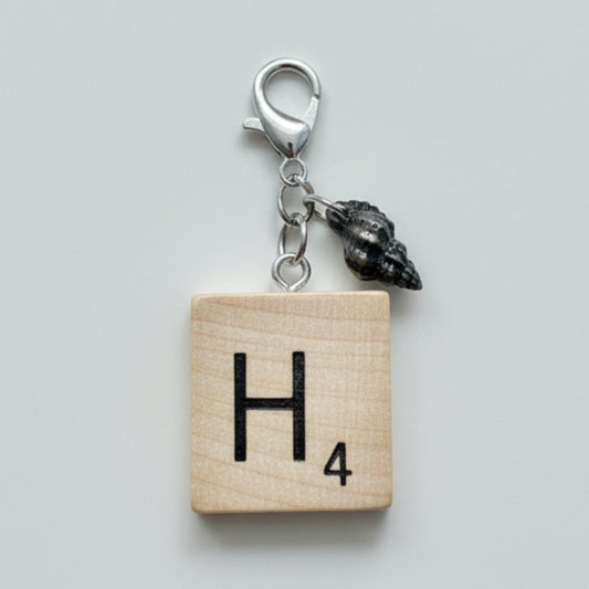 Scrabble "H" Keychains/Zipper Pulls