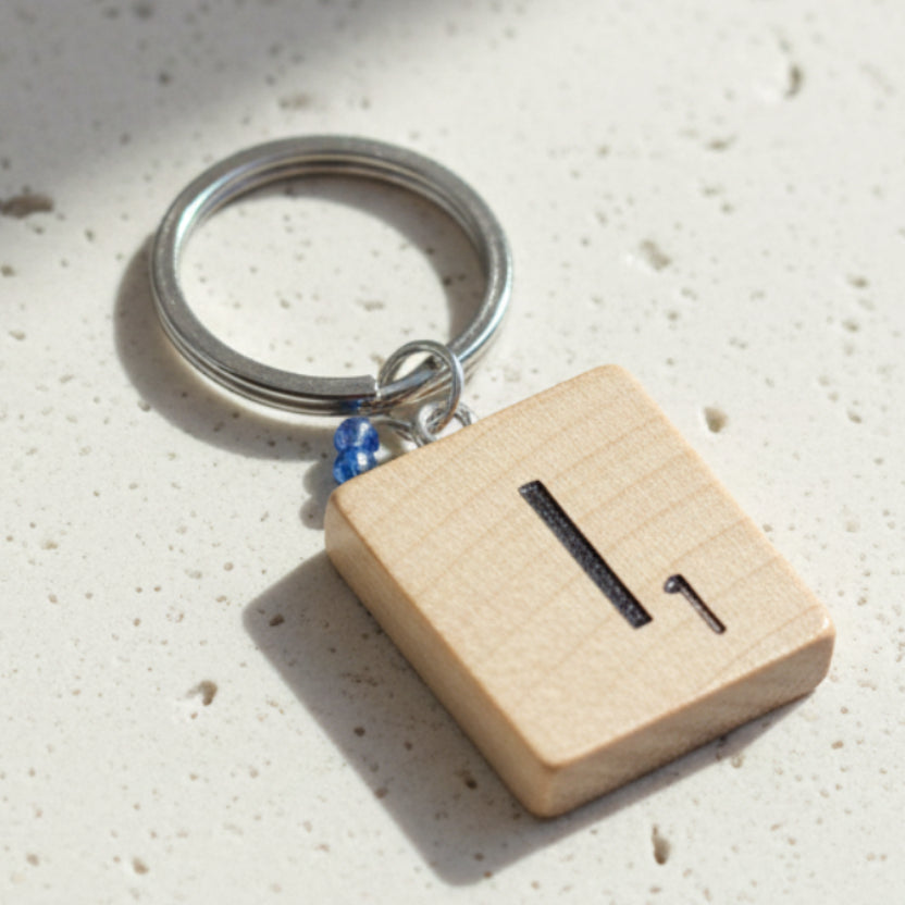 Scrabble "I" Keychains/Zipper Pulls