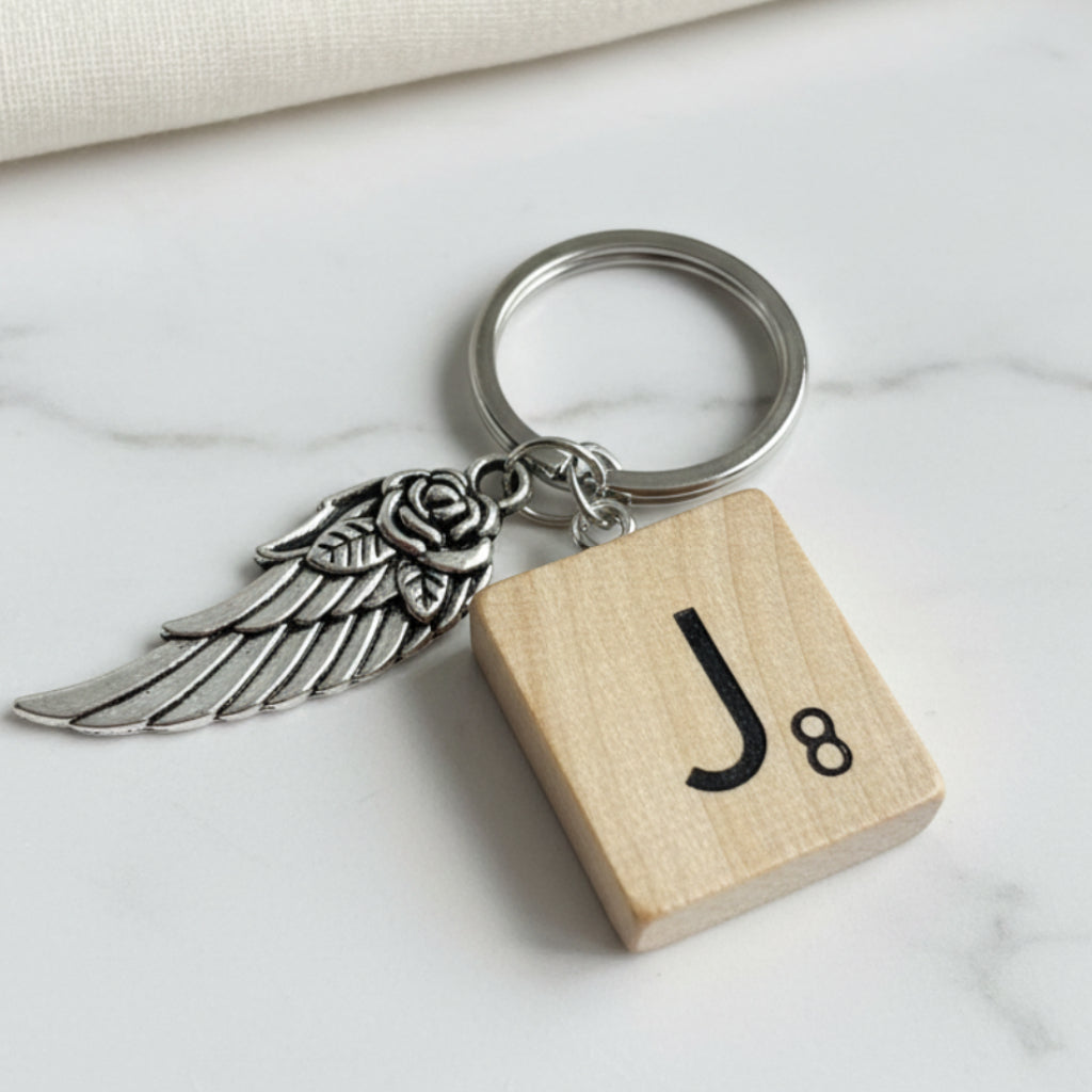 Scrabble "J" Keychains/Zipper Pulls