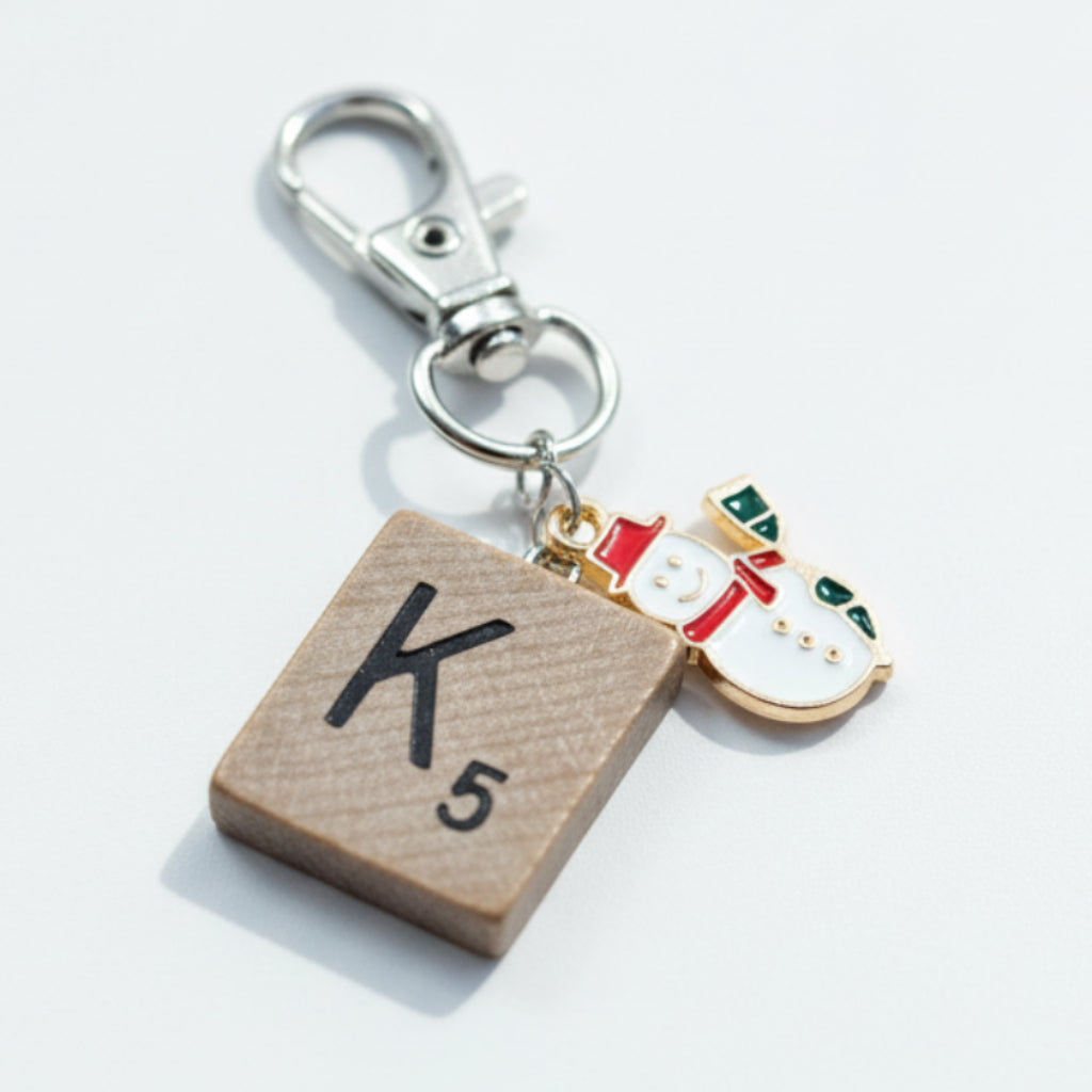 Scrabble "K" Keychains/Zipper Pulls