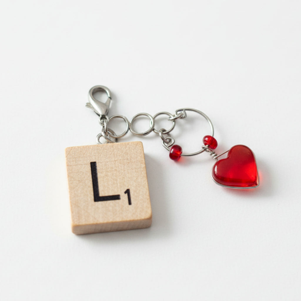 Scrabble "L" Keychains/Zipper Pulls