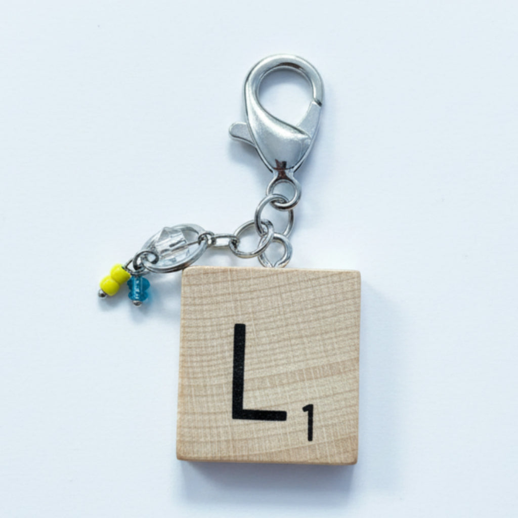Scrabble "L" Keychains/Zipper Pulls