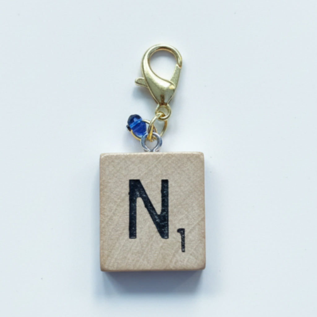 Scrabble "N" Keychains/Zipper Pulls