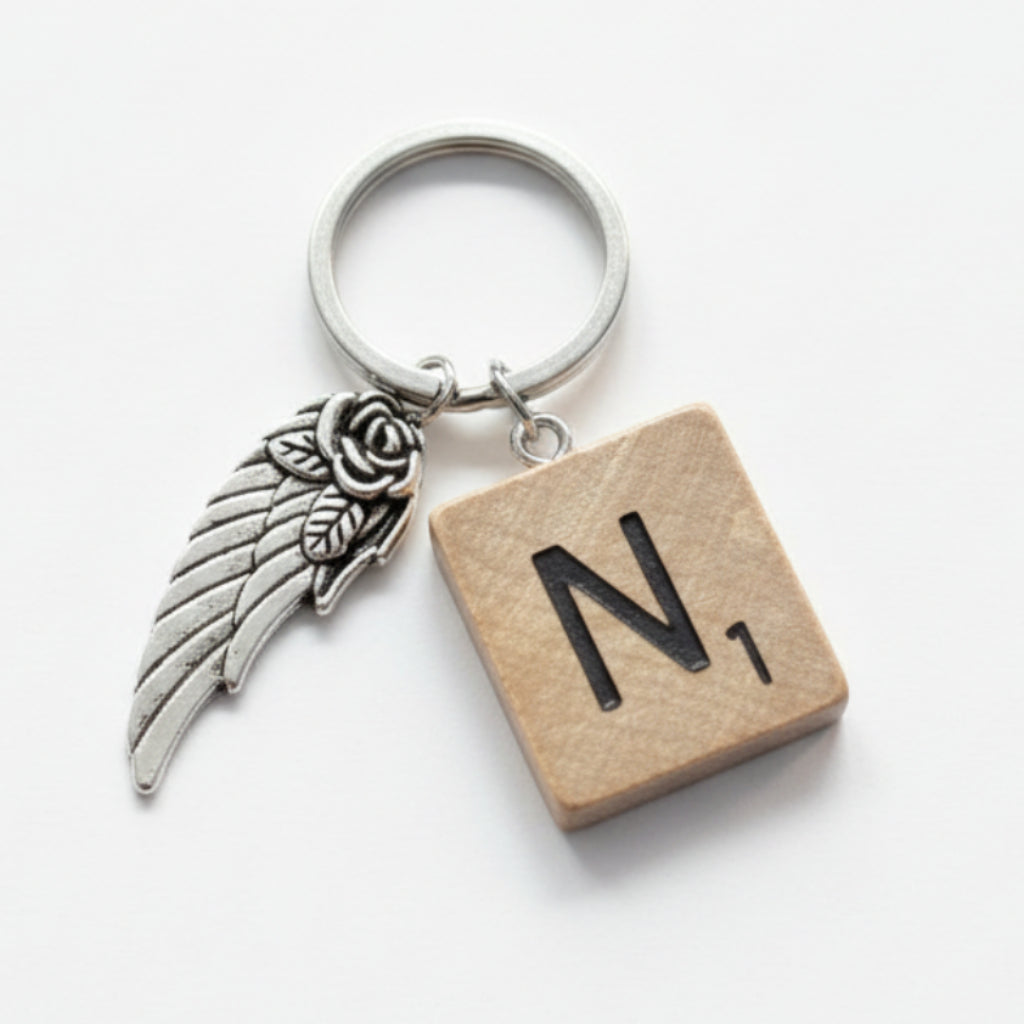 Scrabble "N" Keychains/Zipper Pulls