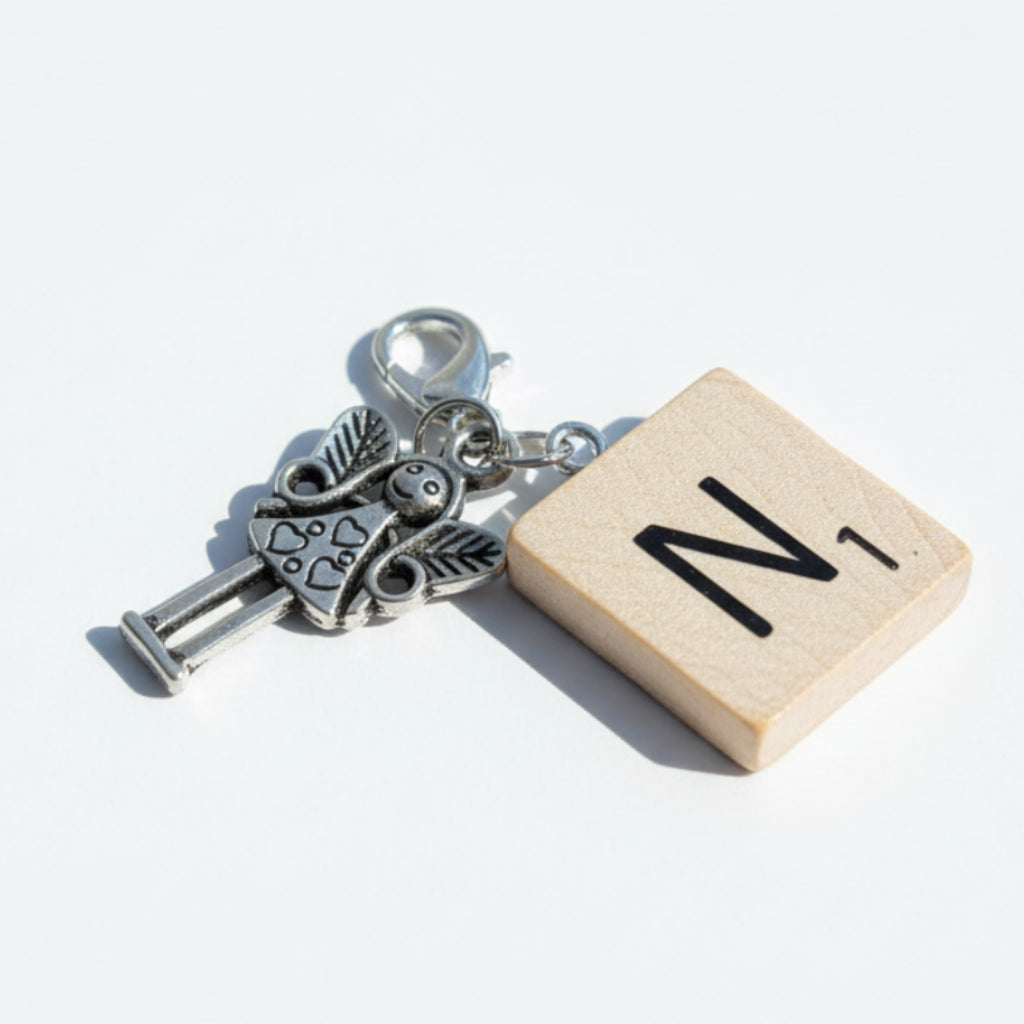 Scrabble "N" Keychains/Zipper Pulls