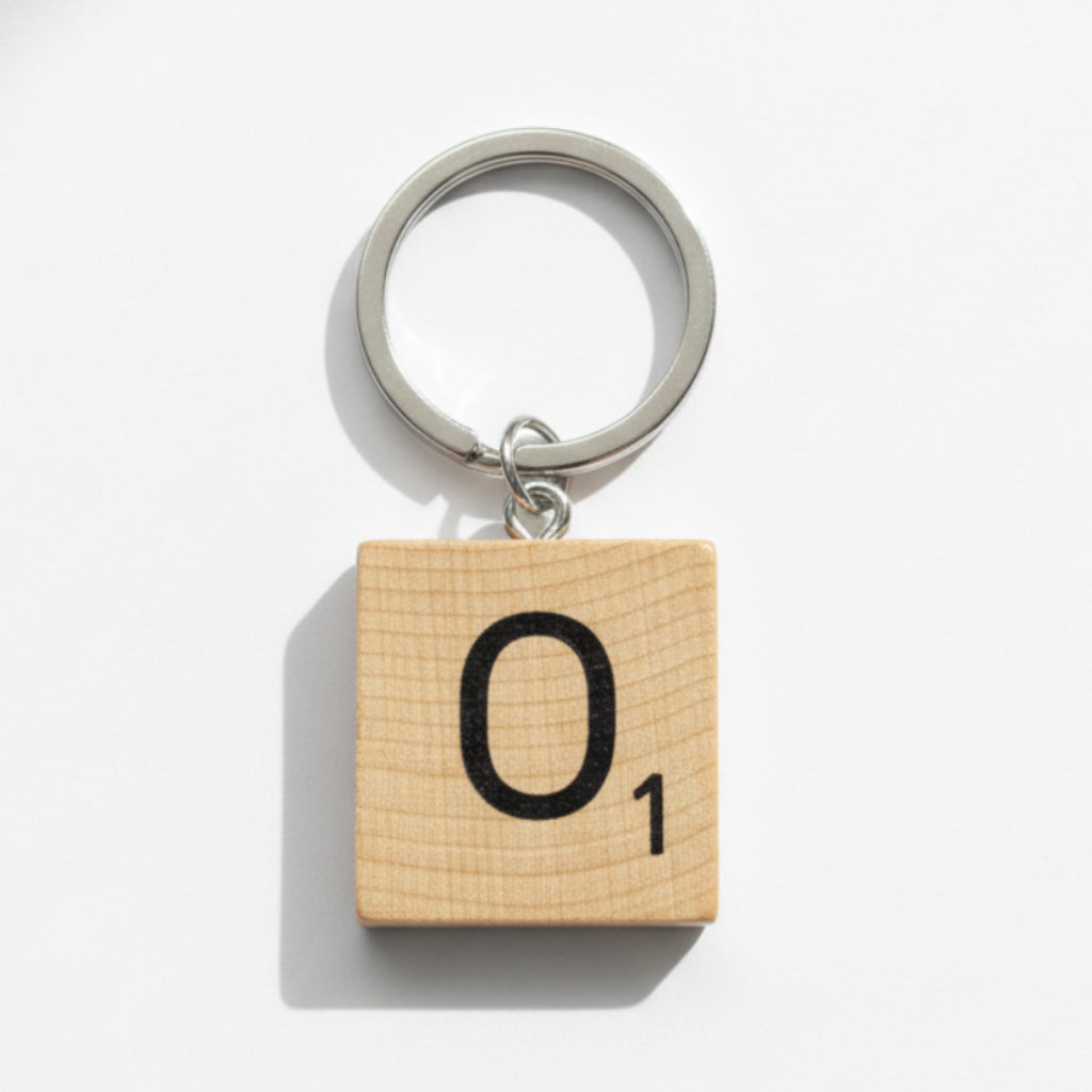 Scrabble "O" Keychains/Zipper Pulls