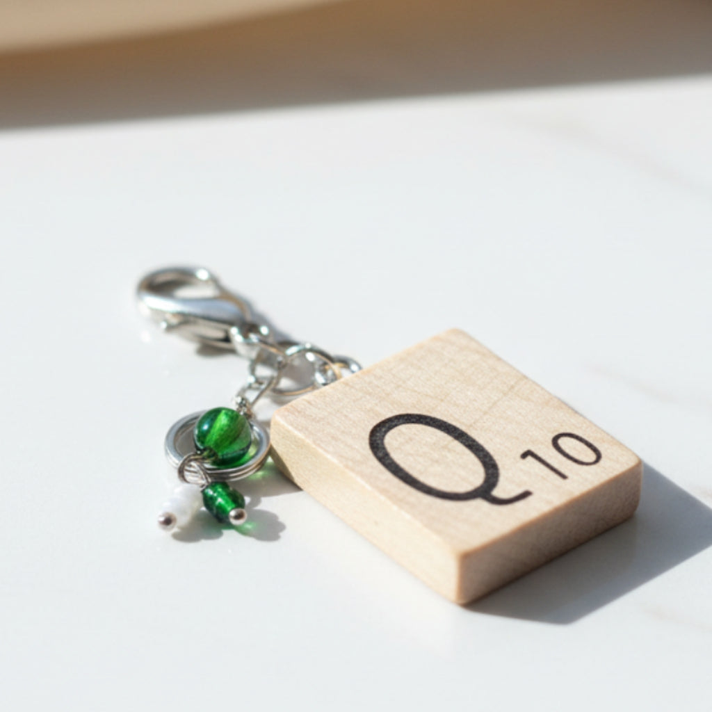 Scrabble "Q" Keychains/Zipper Pulls