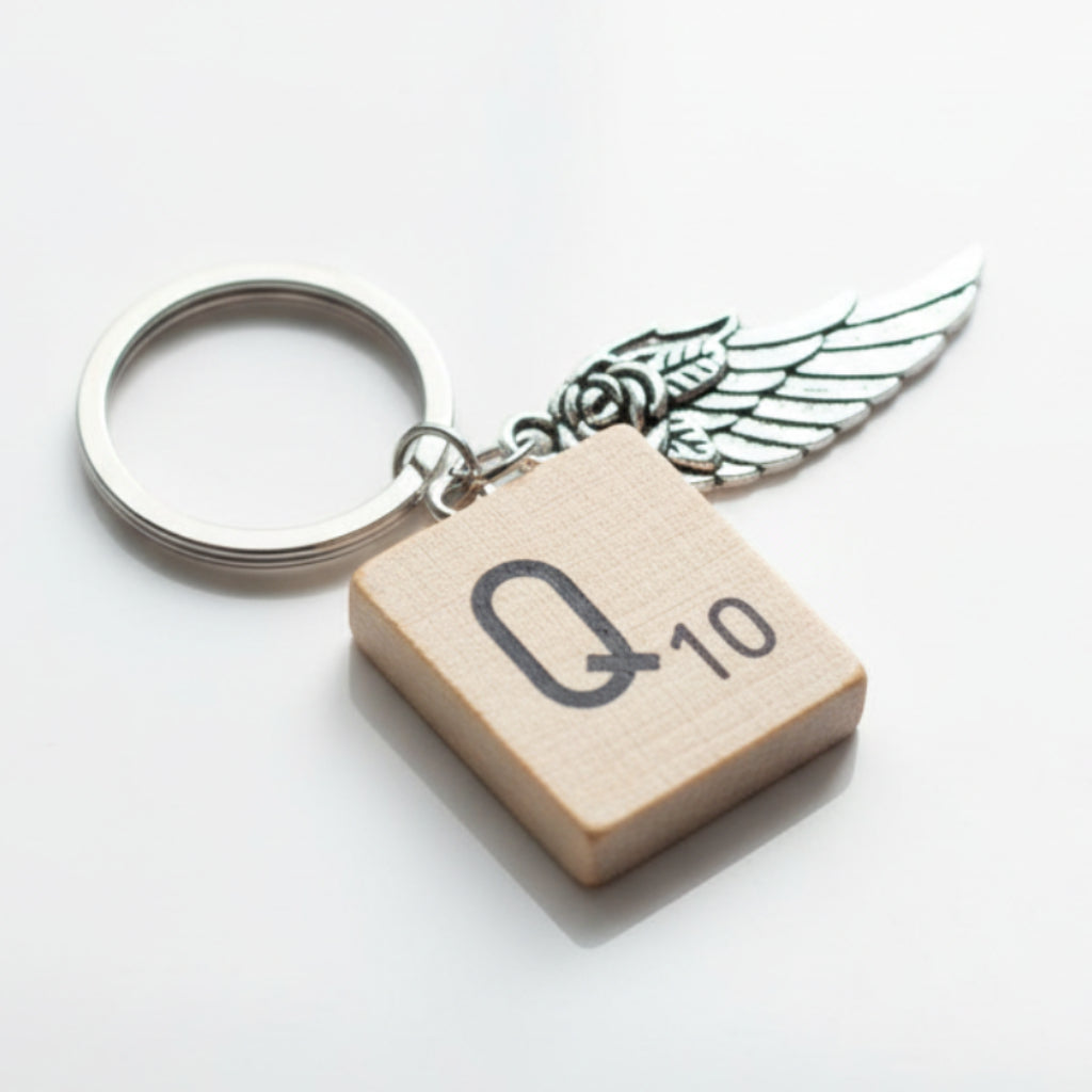 Scrabble "Q" Keychains/Zipper Pulls