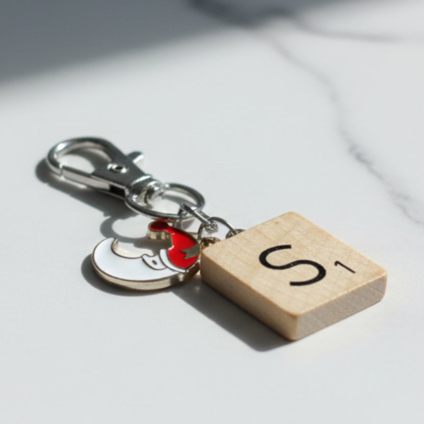 Scrabble "S" Keychains/Zipper Pulls