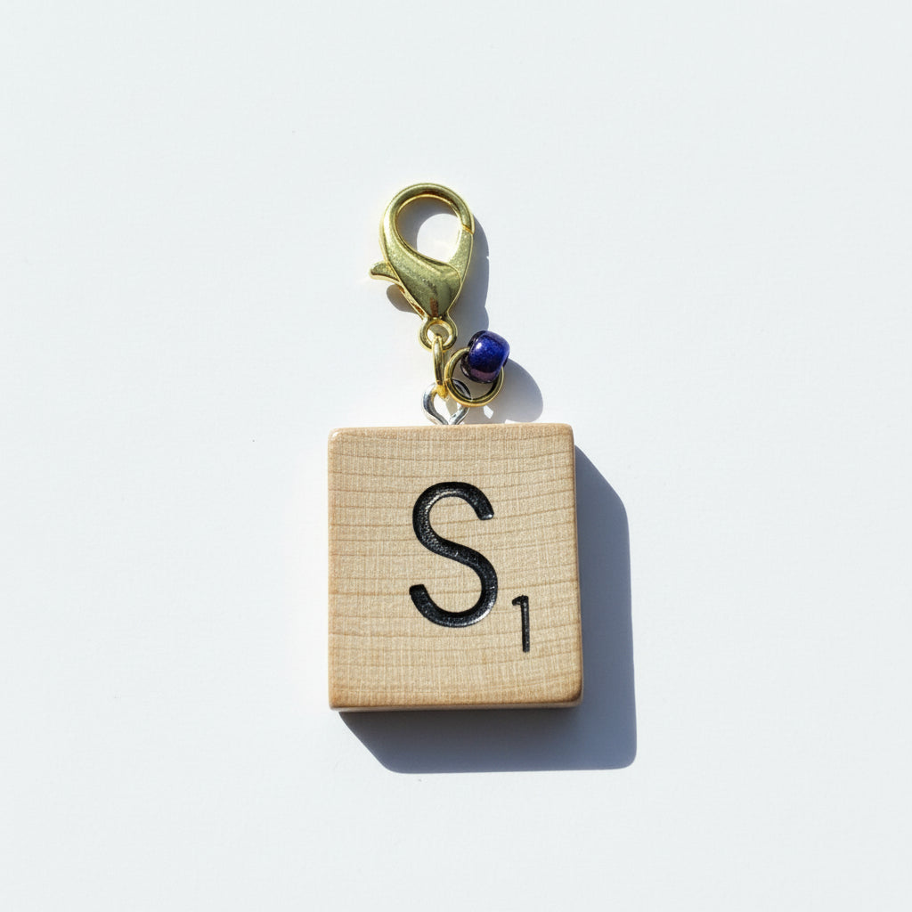 Scrabble "S" Keychains/Zipper Pulls
