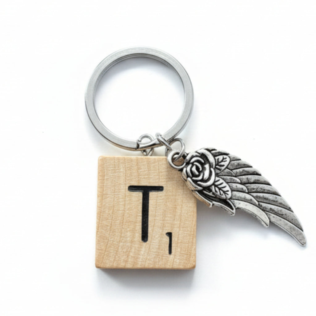 Scrabble "T" Keychains/Zipper Pulls