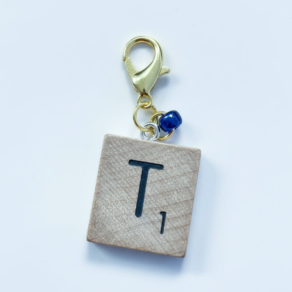 Scrabble "T" Keychains/Zipper Pulls