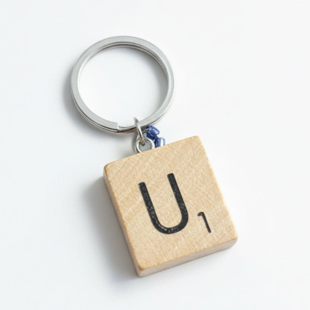 Scrabble "U" Keychains/Zipper Pulls