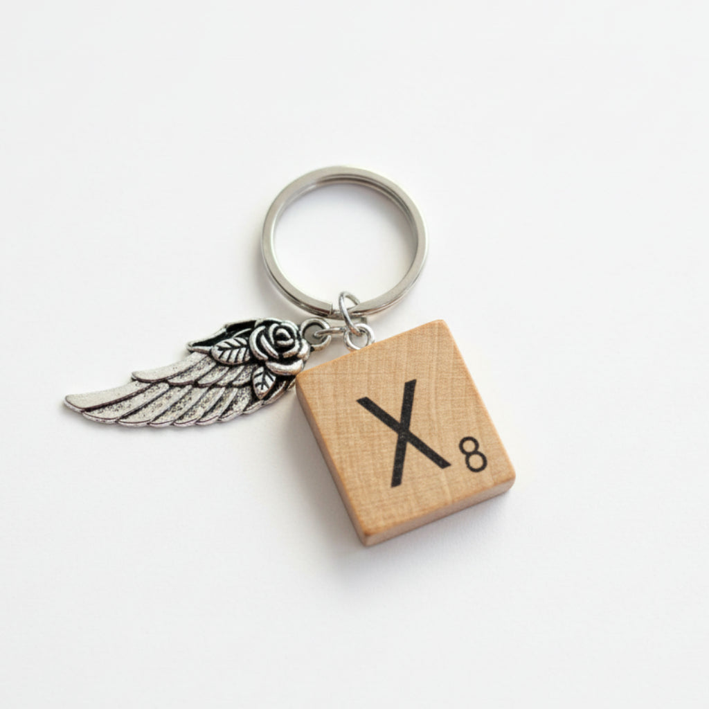 Scrabble "X" Keychains/Zipper Pulls