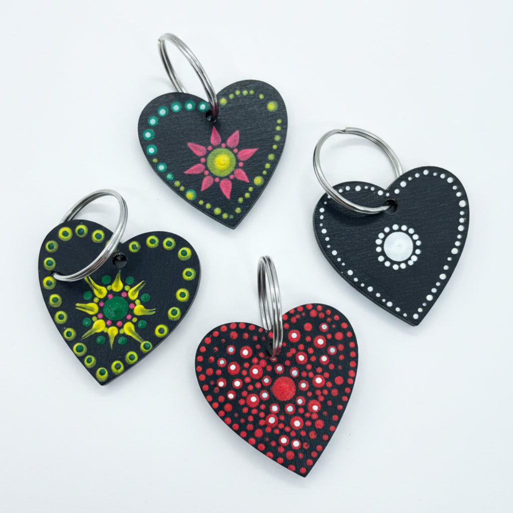 Heart Keychains