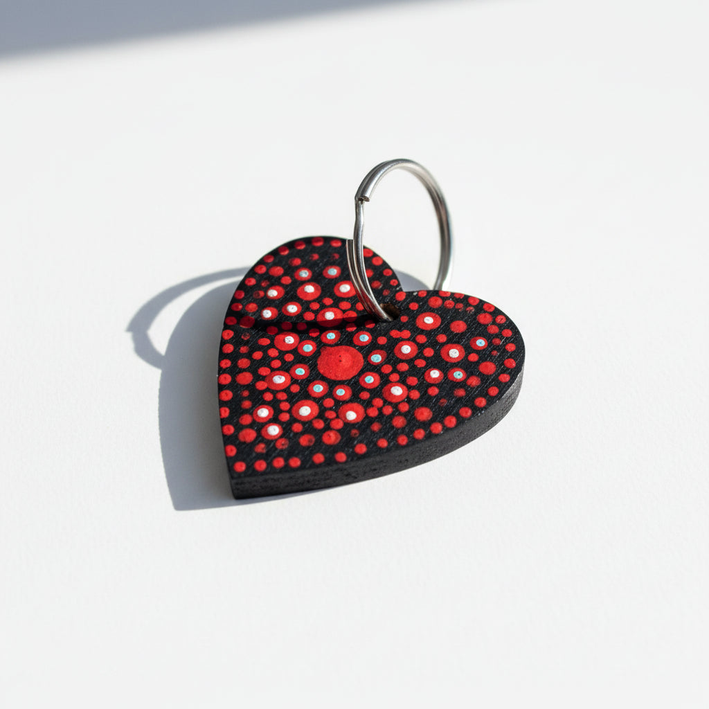 Heart Keychains
