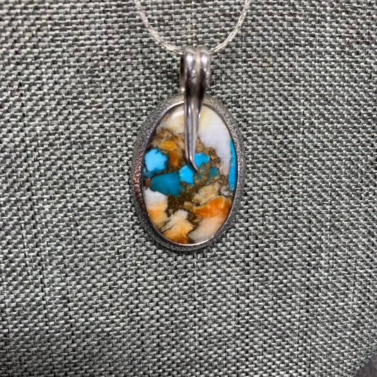 Spiny Oyster Turquoise Necklace