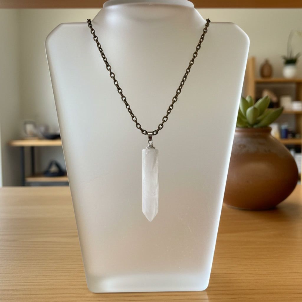 Pink Calcite Necklace