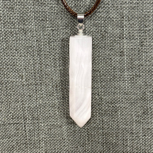 Pink Calcite Necklace