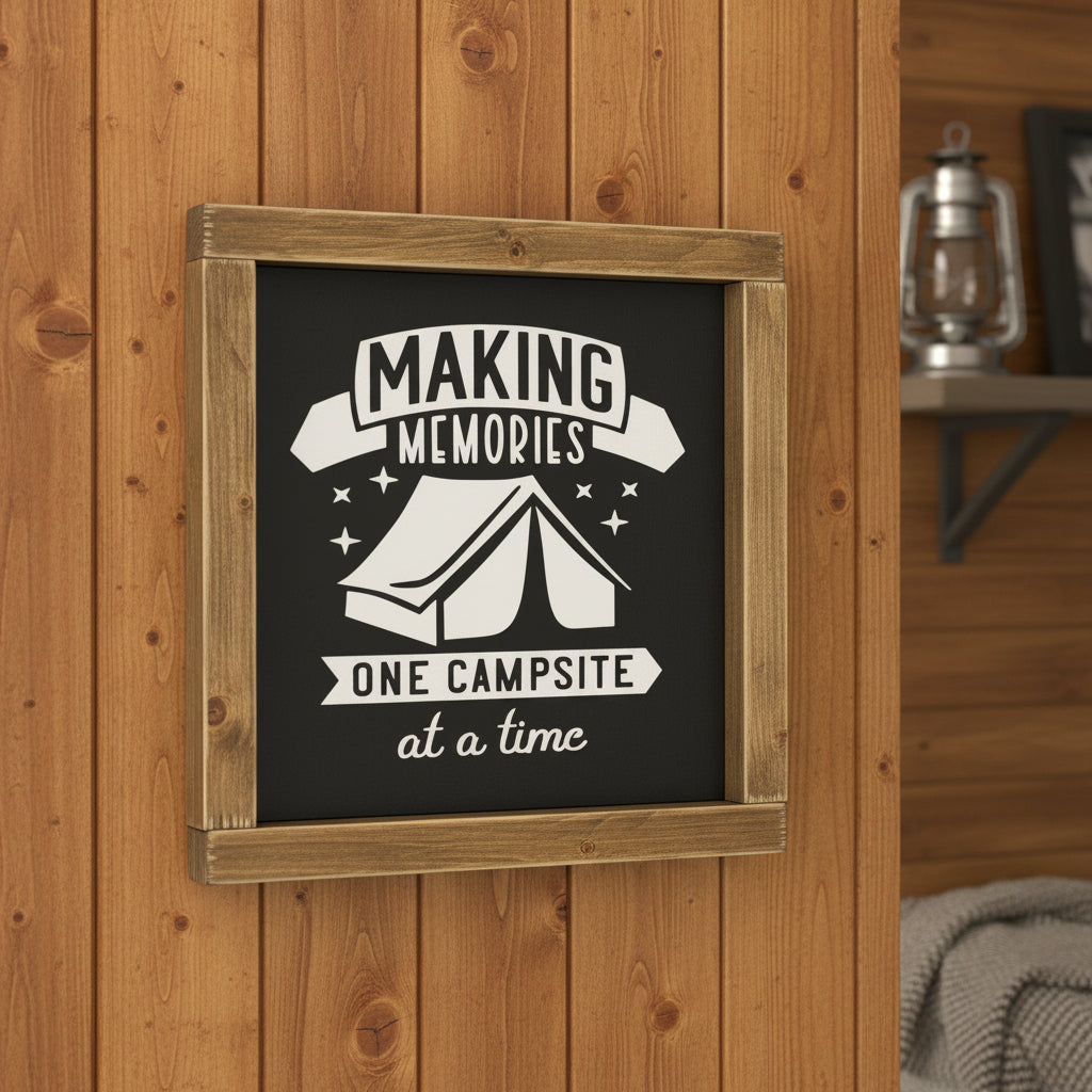 Making Memories Camping Sign