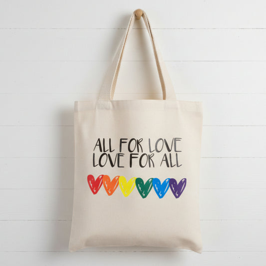 All For Love Love For All Tote Bag