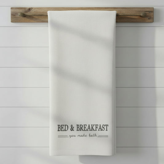 Bed and Breakfast Tea Towel