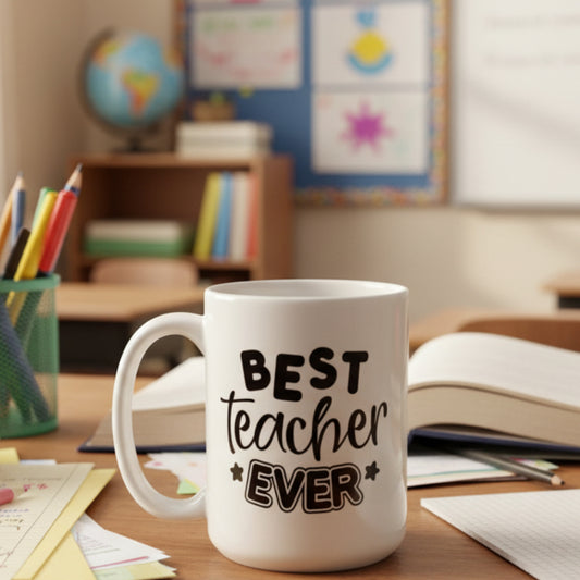 Best Teacher Ever Design for Drinkware