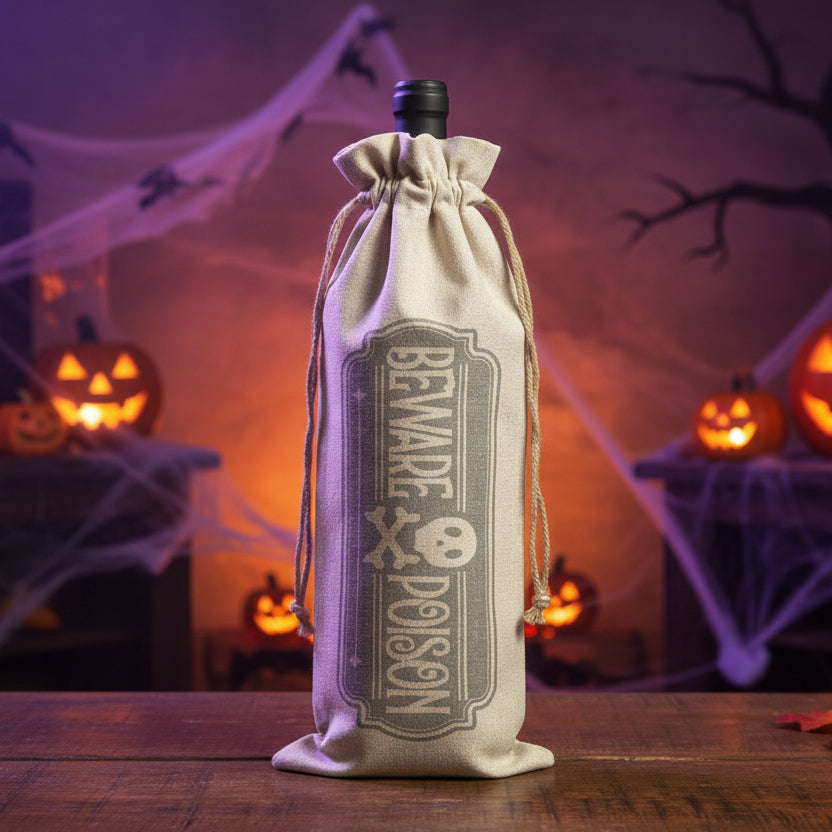Beware Poison Wine Bag