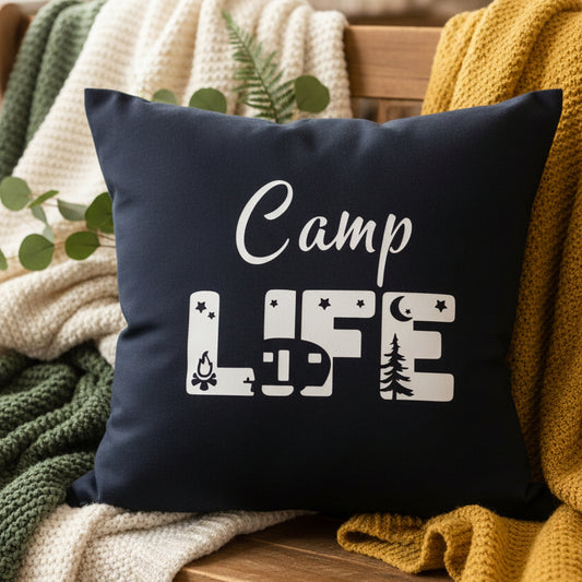 Camp Life Pillow