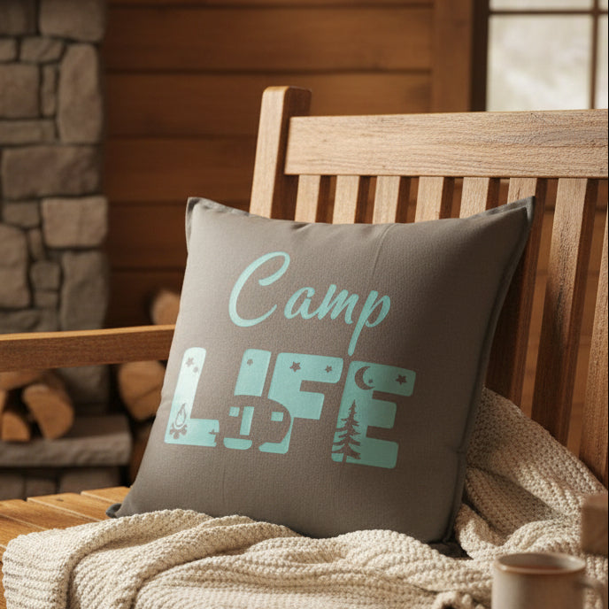 Camp Life Pillow