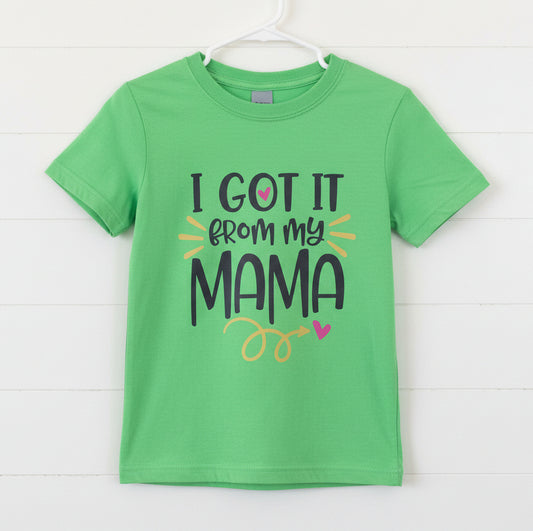 I Got It From My Momma Design for YOUTH Shirt