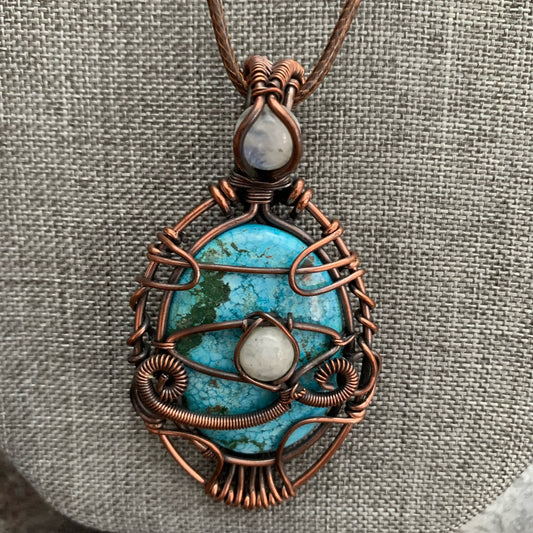 Jasper and Moonstone Necklace