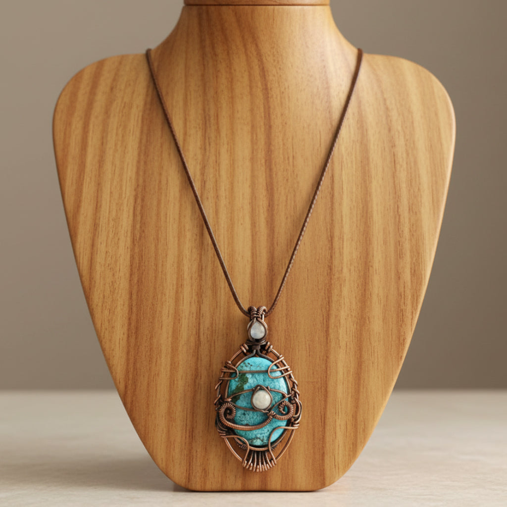 Jasper and Moonstone Necklace