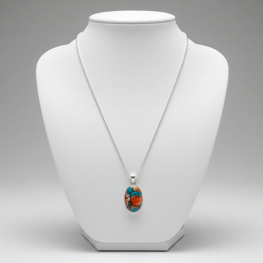 Spiny Oyster Turquoise Necklace