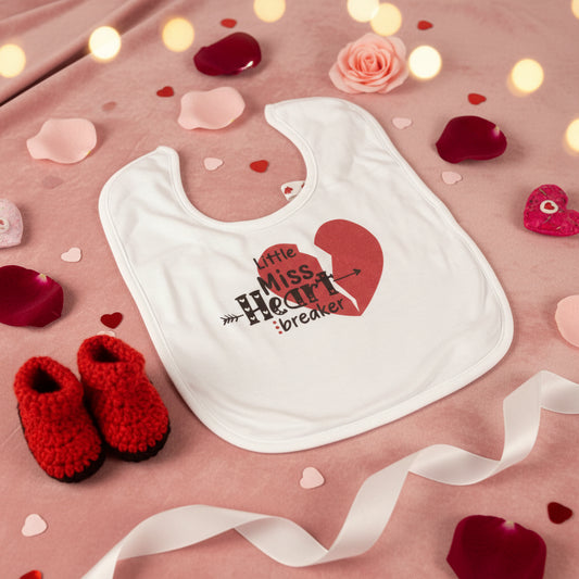 Little Miss Heart Breaker Baby Bib