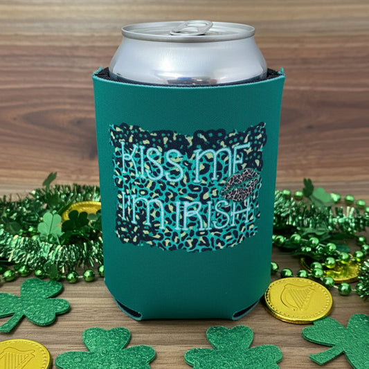 Kiss Me I'm Irish Can Cooler